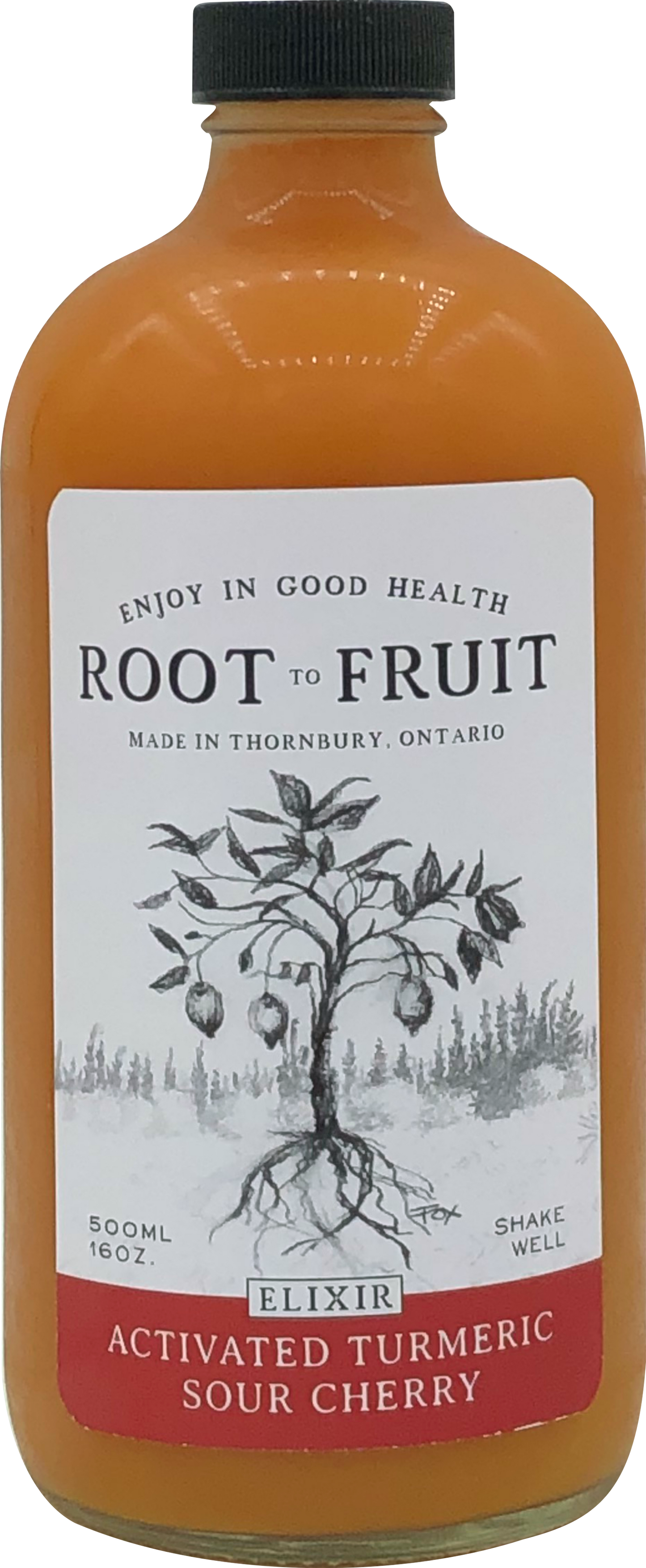 Root to Fruit Activated Turmeric Ginger Sour Cherry - Case of 6