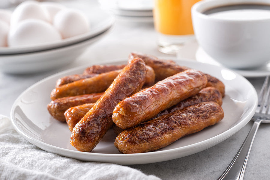 Pastured Pork Breakfast Sausages - 1lb 8 Sausages - Case of 10