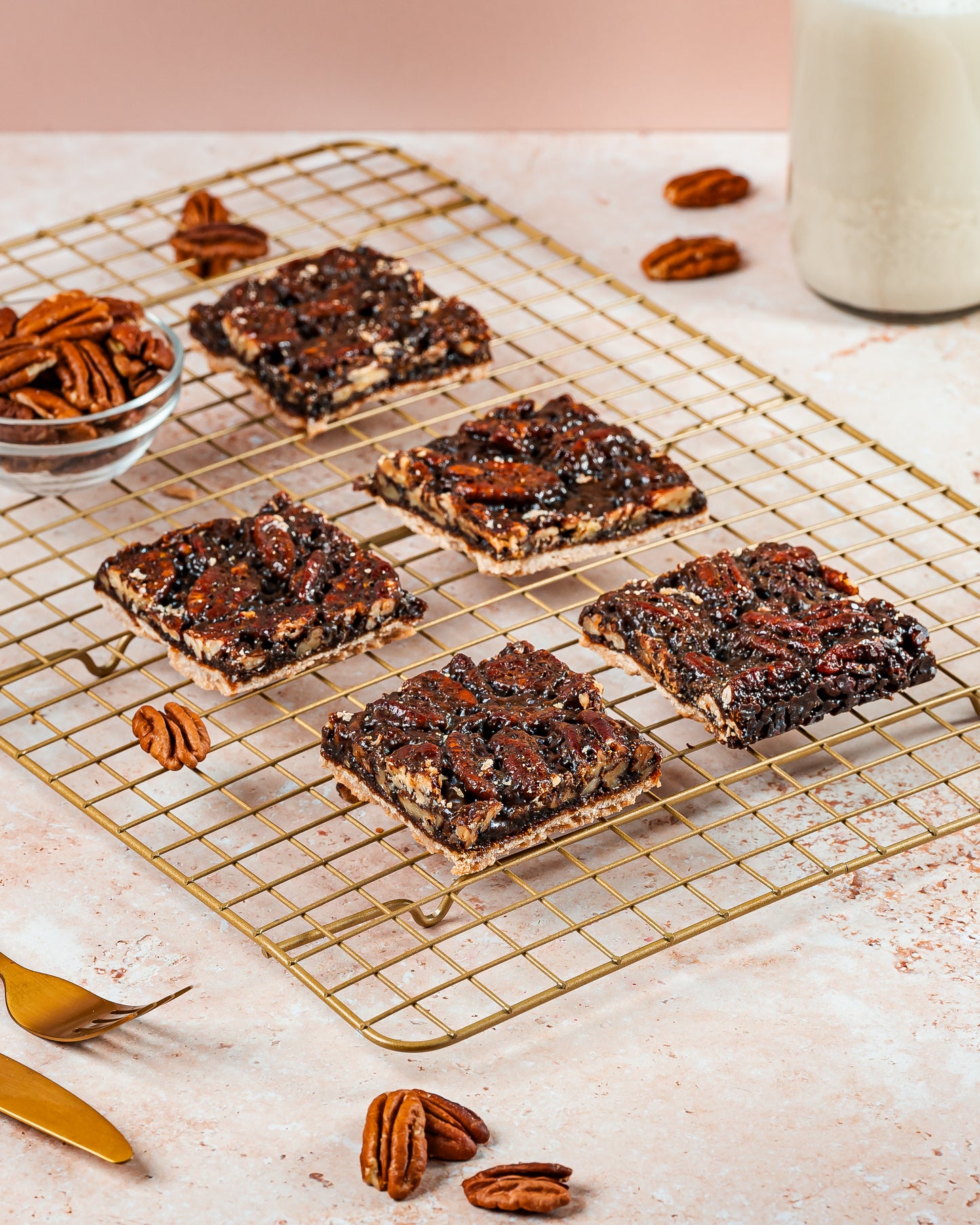 Vegan Pecan Pie Bar - Case of 12 (Foodservice / Bulk)