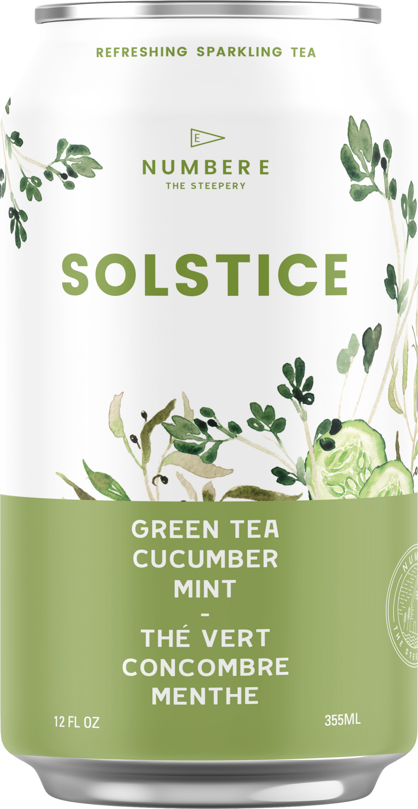 SOLSTICE - green tea with cucumber and mint. PACK OF 6