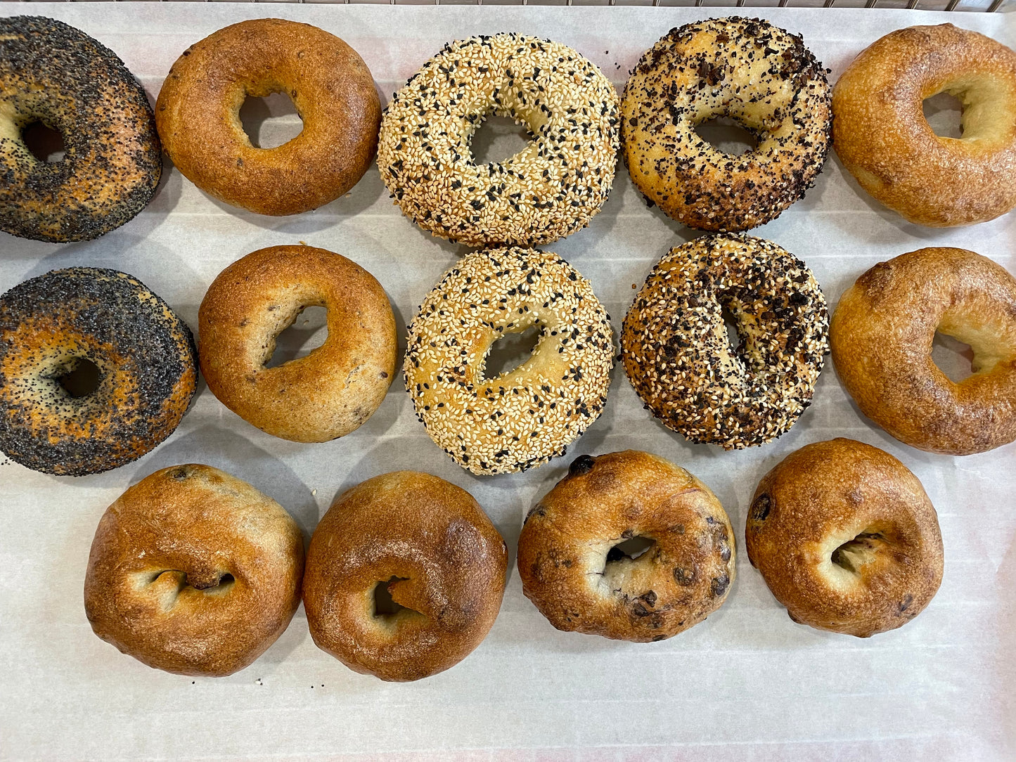 Organic Sourdough Sesame Bagels