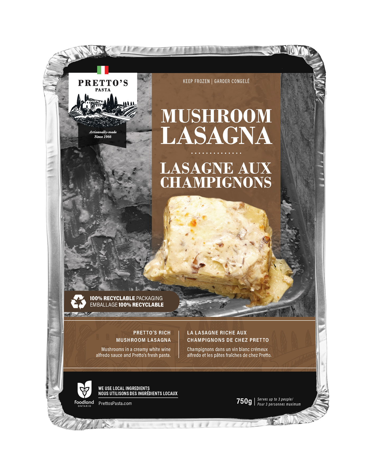 Mushroom Lasagna