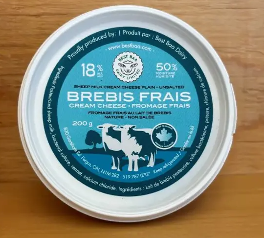1Kg PLAIN BREBIS SHEEP CHEESE - BULK PACKAGING