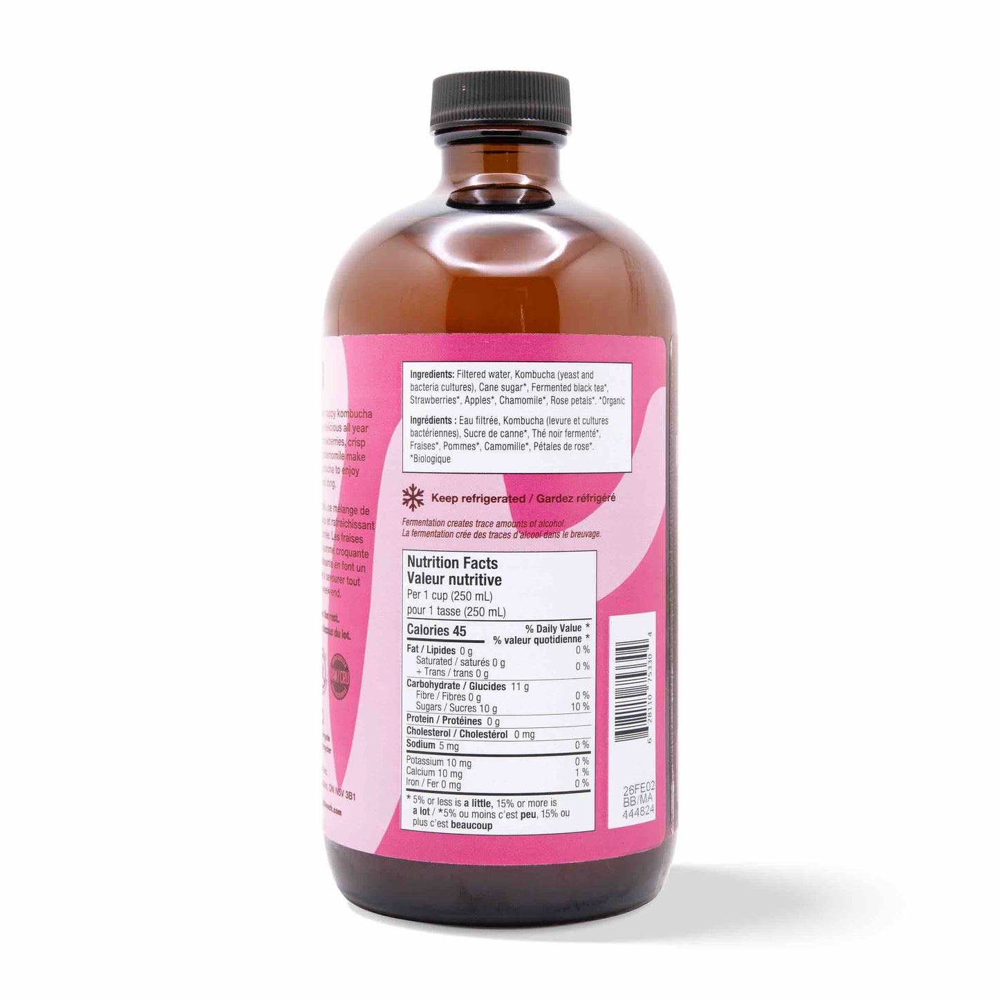 Kombucha - Strawberry Apple (12 Bottles)