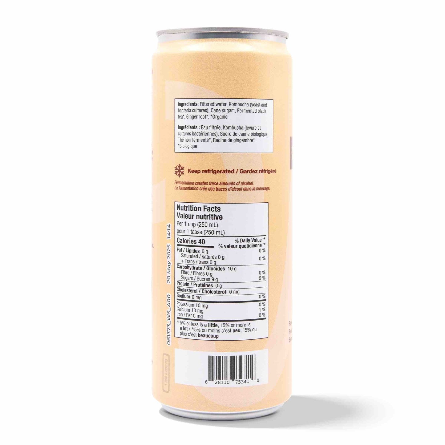 Kombucha - Ginger (12 Cans)