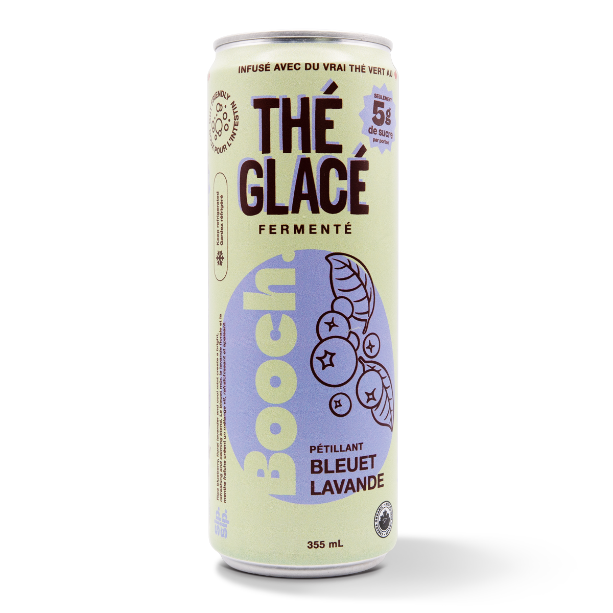 Fermented Iced Tea - Blueberry Lavender (12 Cans)