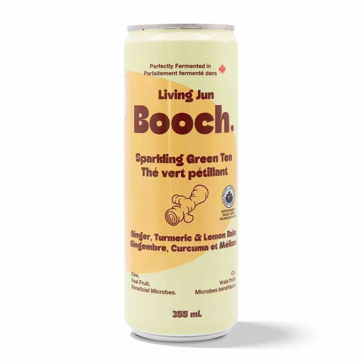 Sparkling Green Tea - Ginger, Turmeric & Lemon Balm (12 Cans)