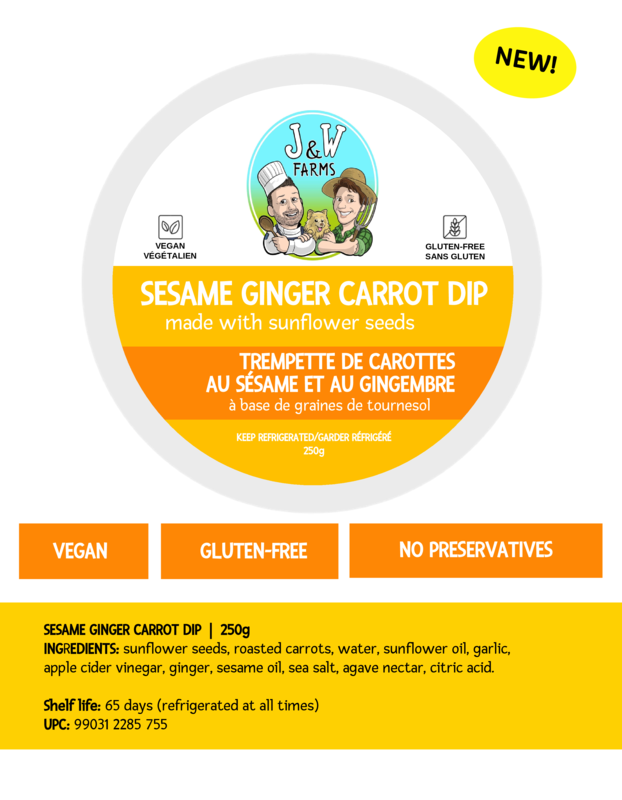 NEW! Sesame Ginger Carrot Dip - Case of 8