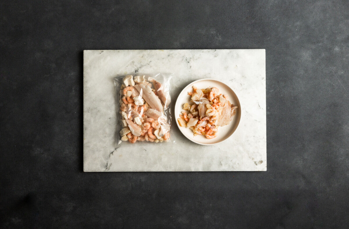 East Coast Medley (Shrimp, Scallop, Haddock) - 5 x 1lb Shelf-Ready Packs