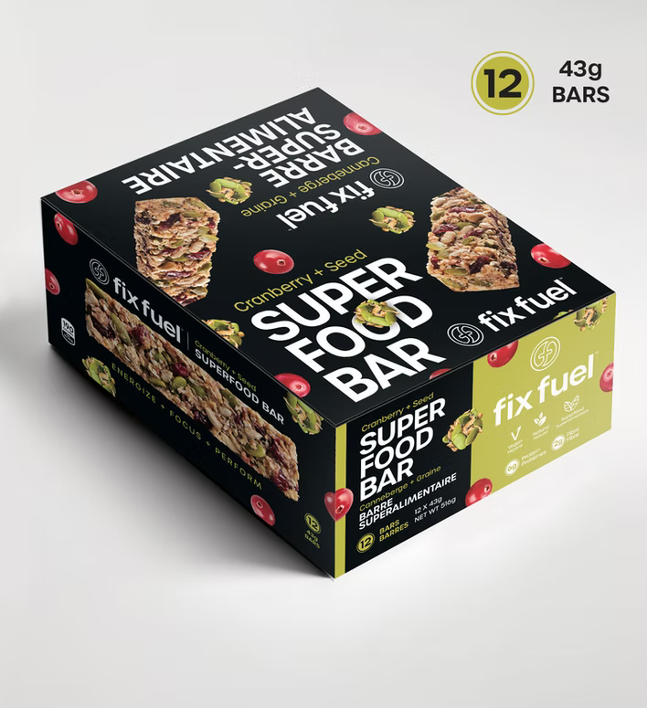 Fix Fuel Superfood Bar - Cranberry + Seed