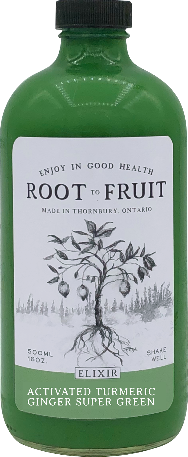 Root to Fruit Activated Turmeric Ginger Supergreen - Case of 6