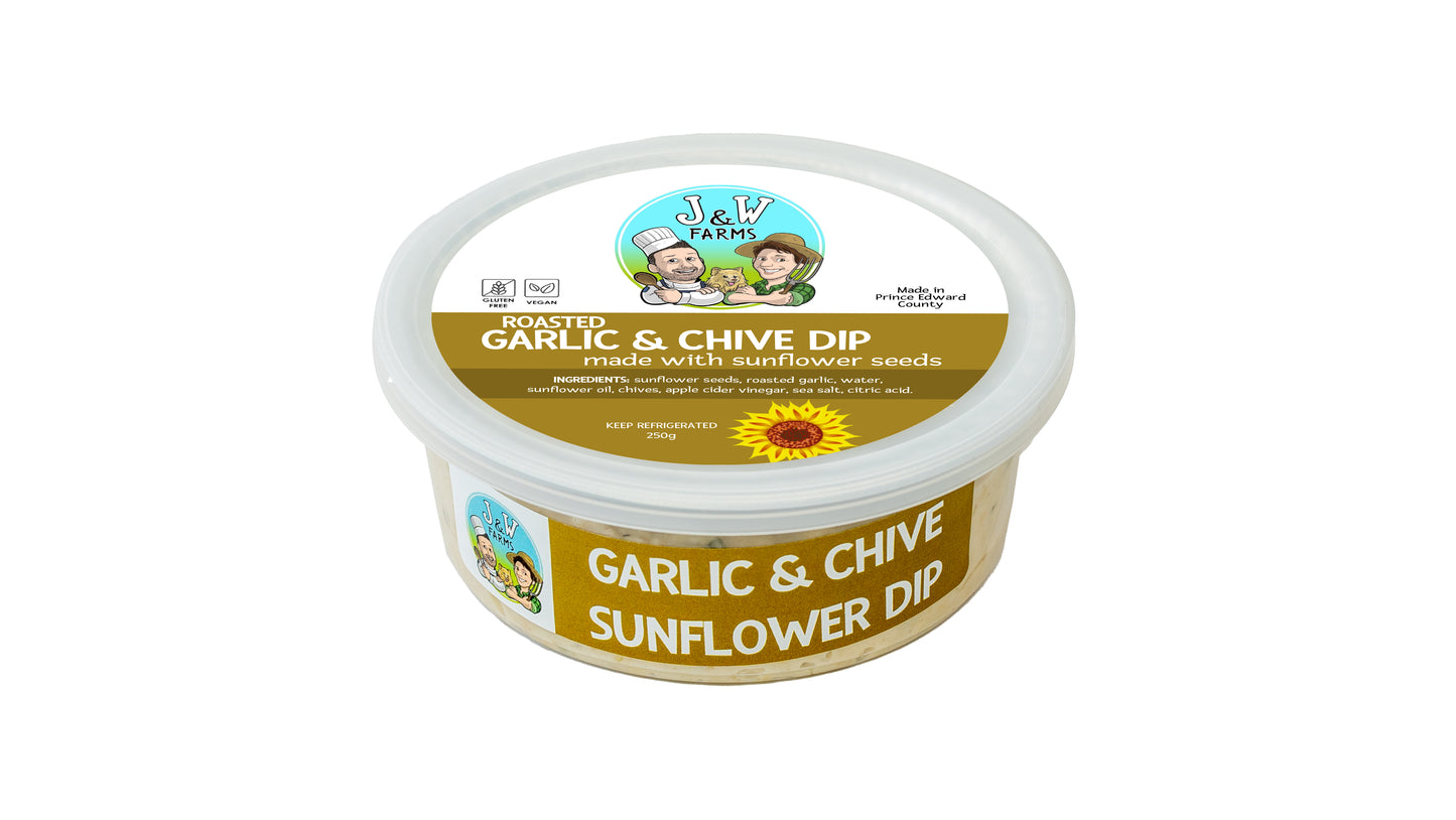 Roasted Garlic & Chive Sunflower Seed Dip - Case of 8