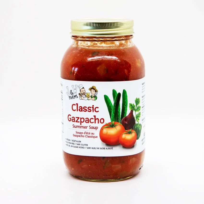 Classic Gazpacho Summer Soup - Case of 6