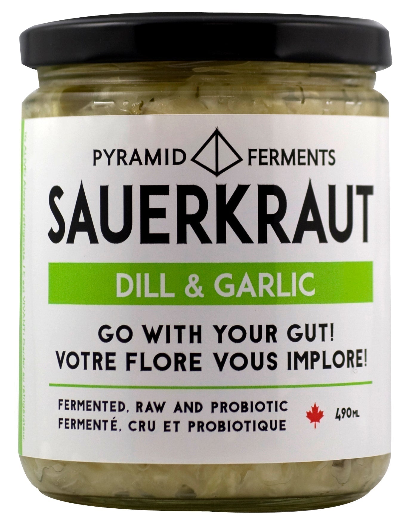 Sauerkraut - Dill & Garlic - Case of 12 x 500ml