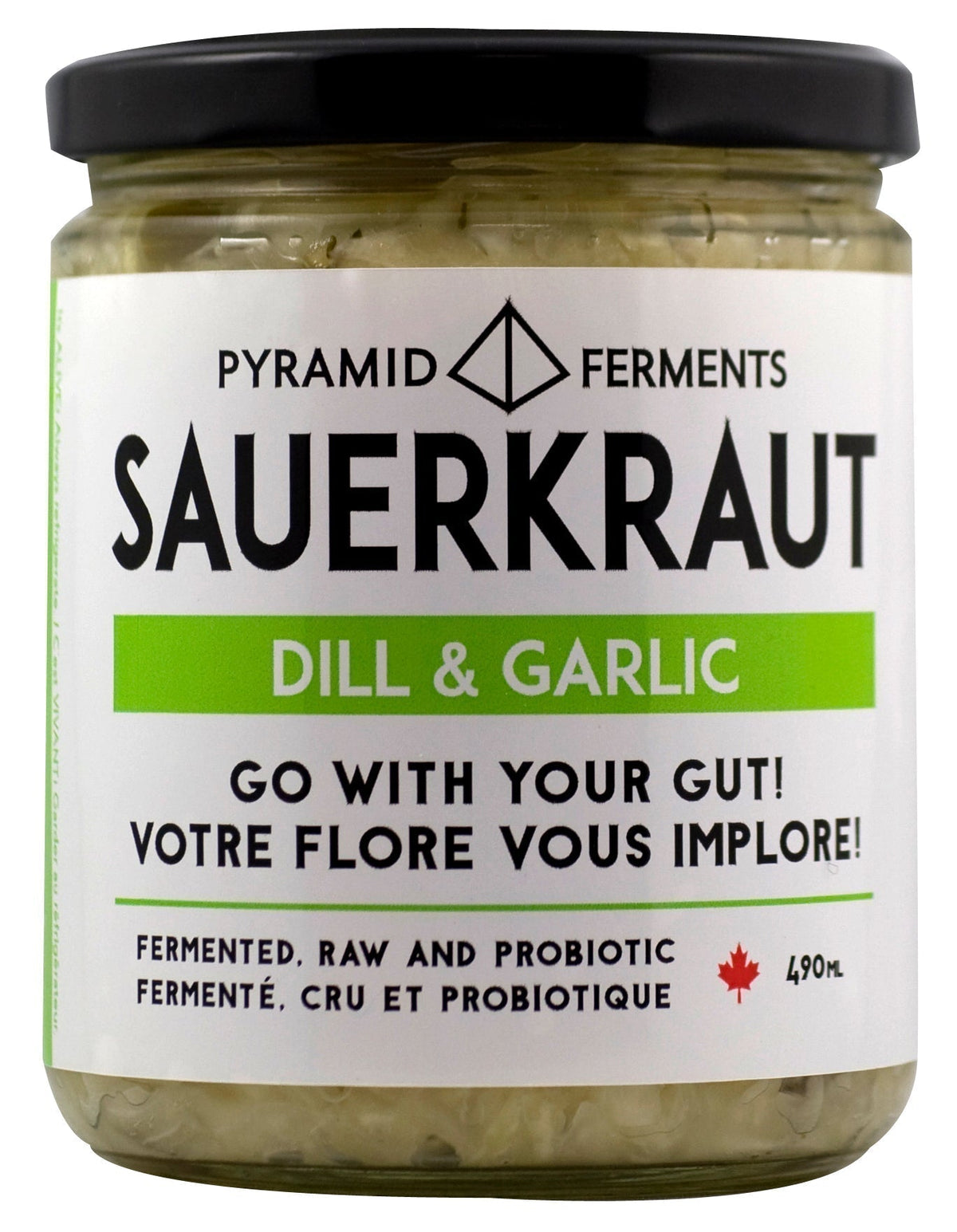 Sauerkraut - Dill & Garlic - Case of 12 x 500ml