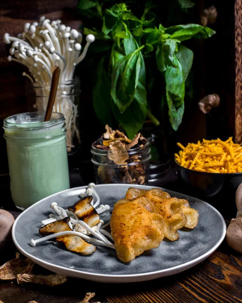 Case of Portobello Mushroom, Goat cheese & Potato Pierogies
