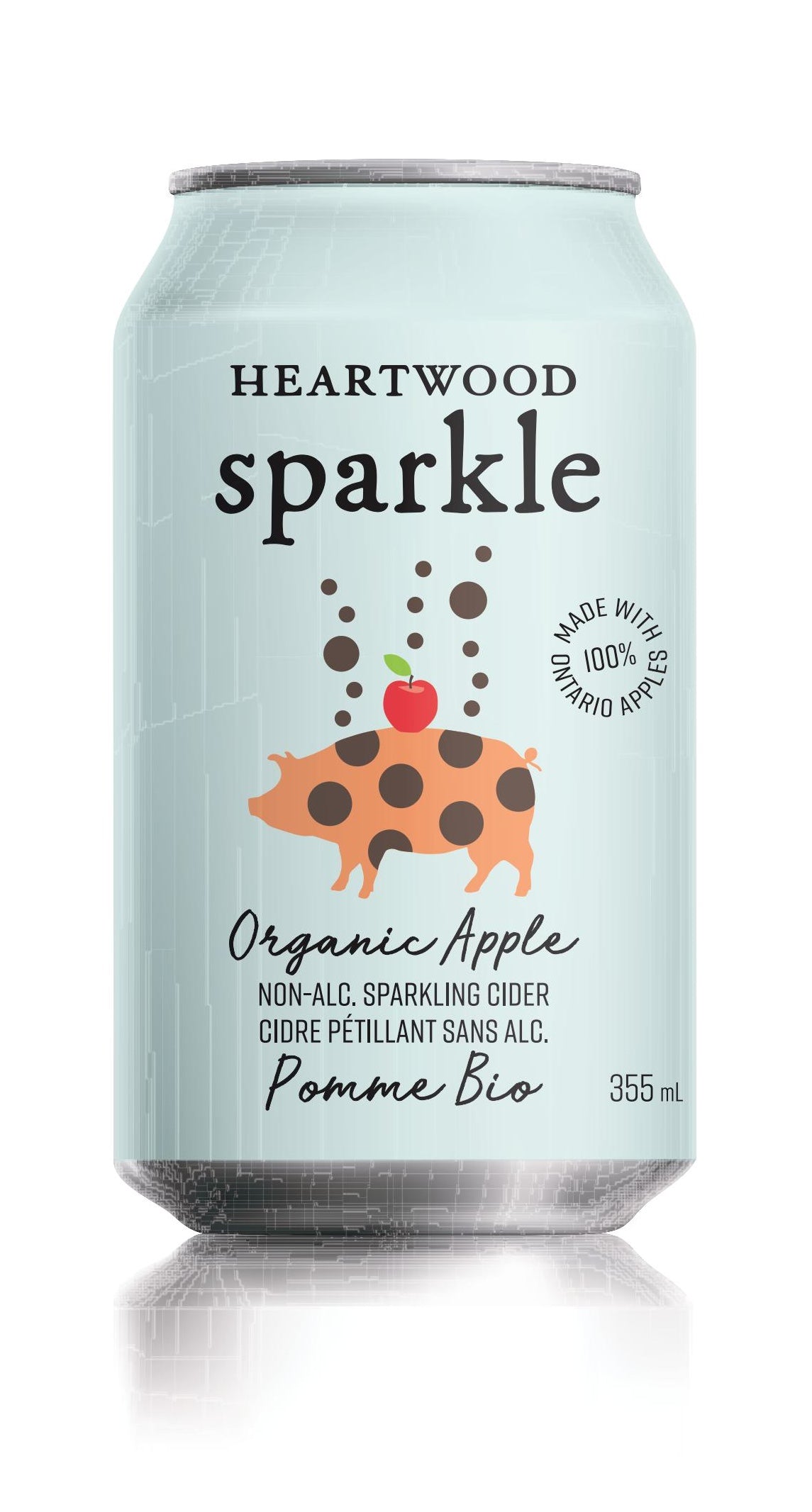 Heartwood Sparkle: Organic Apple (Case of 24)