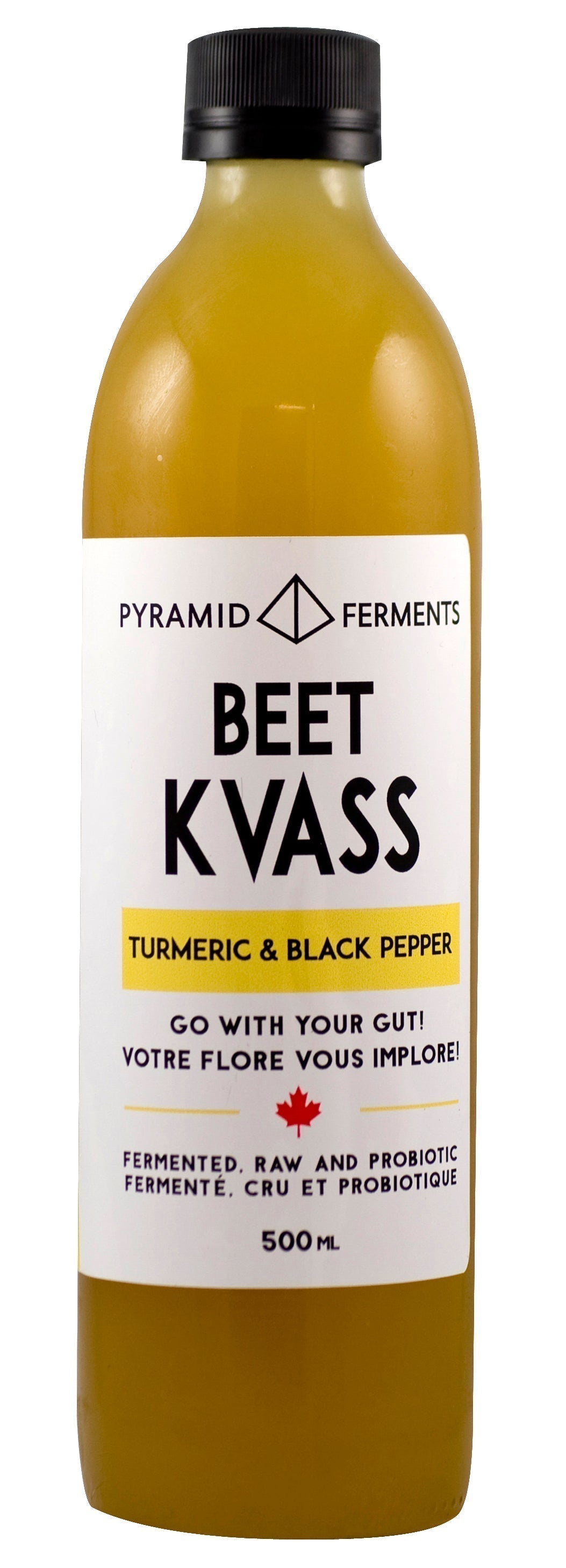 Kvass - Black Pepper & Turmeric - Case of 12 x 500ml