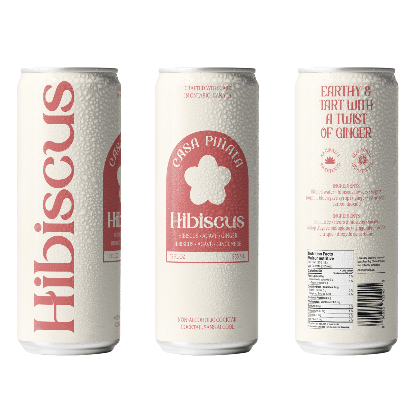 Hibiscus Spritzer - 355 ml Can (Case of 24)