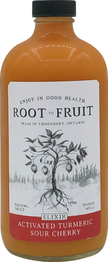 Root to Fruit Activated Turmeric Ginger Sour Cherry - Case of 6