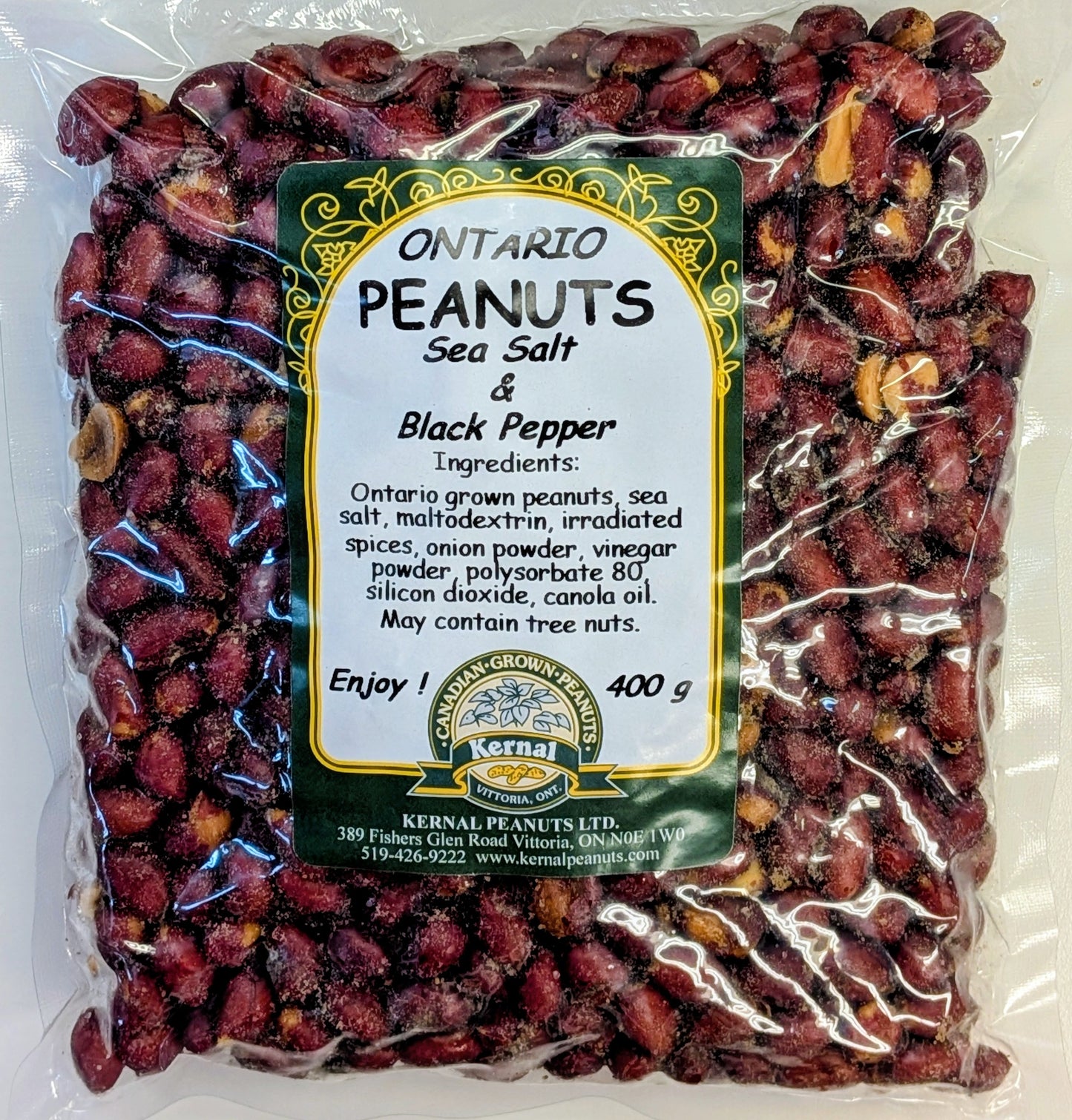 Sea Salt and Black Pepper Redskin Peanuts
