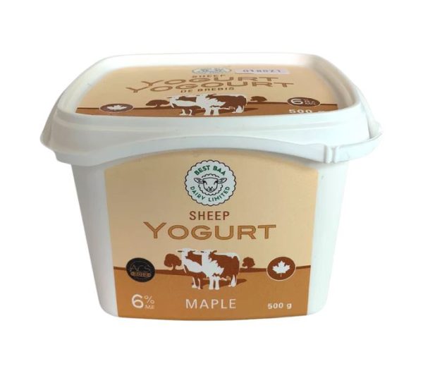 500g Maple Sheep Yogurt - RETAIL PACKAGING - ON SALE (reg $6.38)