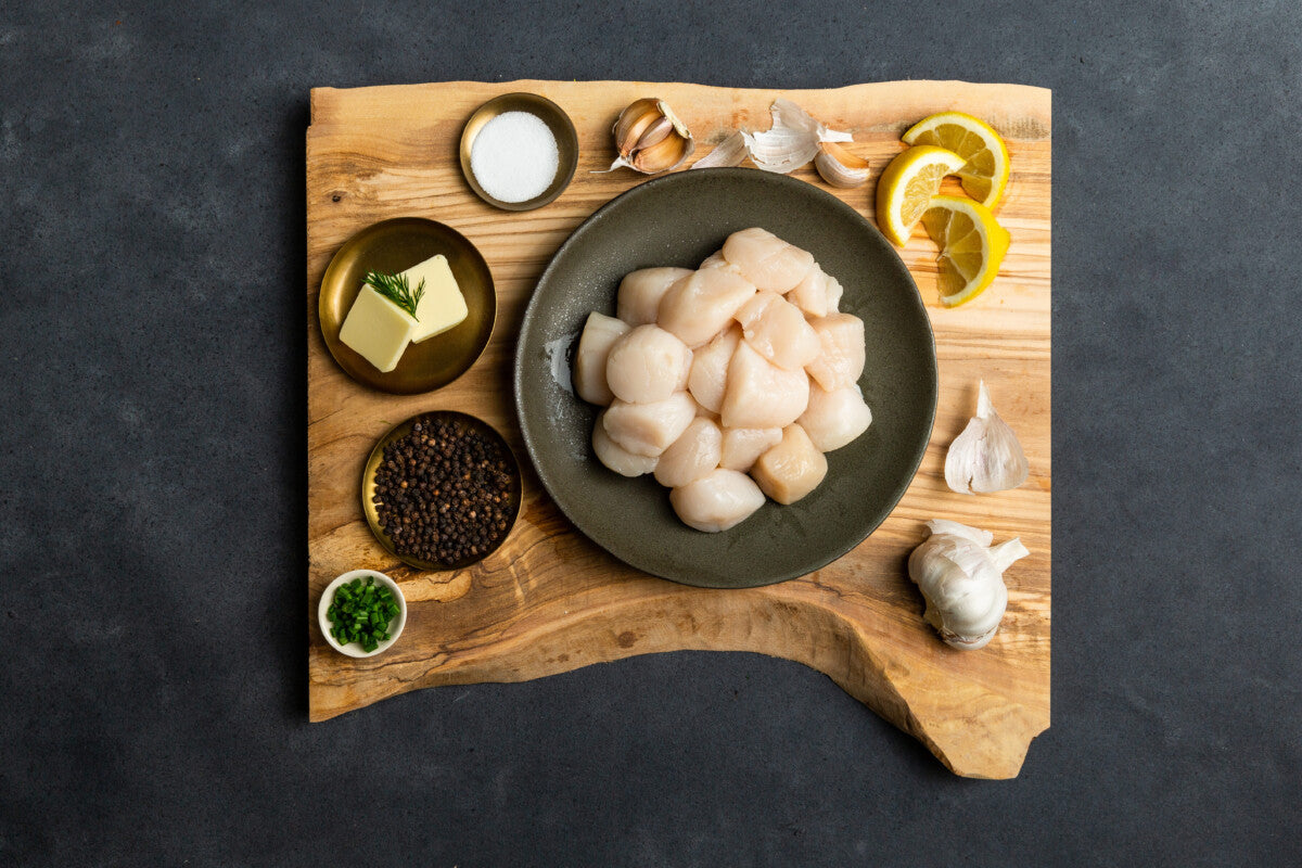 Atlantic Scallops - 9 x 227g Shelf-Ready Packs