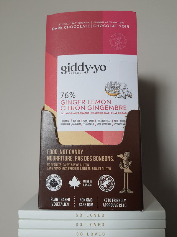 Ginger Lemon Dark Chocolate