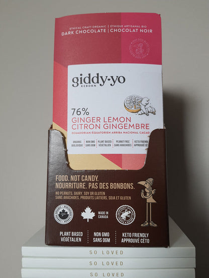 Ginger Lemon Dark Chocolate