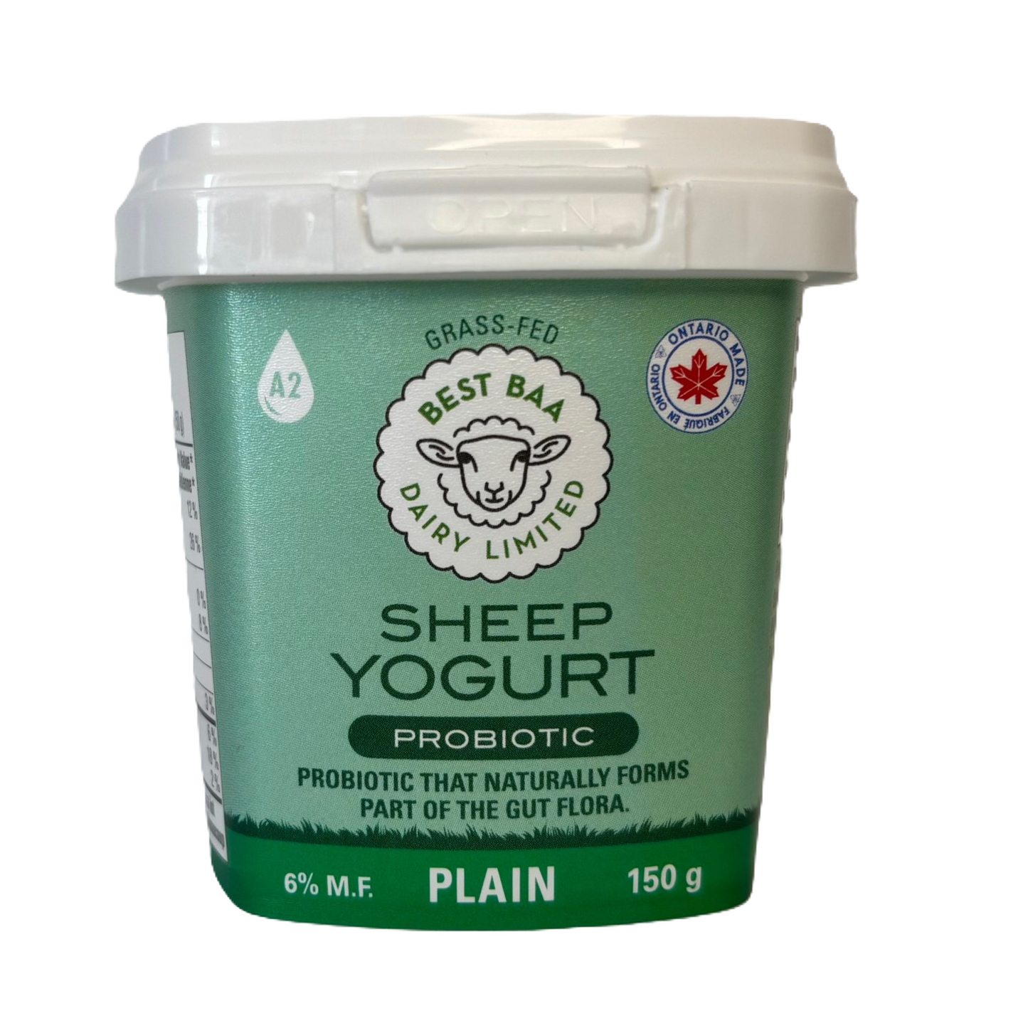 150g Plain Sheep Yogurt - RETAIL PACKAGING - SALE 25% OFF reg. $2.15