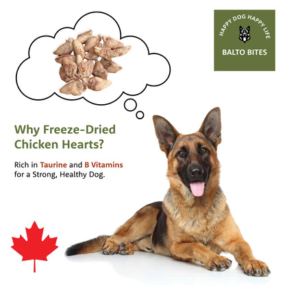 Freeze-Dried Chicken Hearts