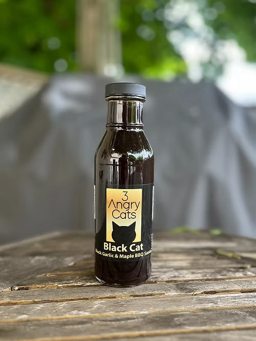 Black Cat - Black Garlic & Maple BBQ Sauce - Case of 6