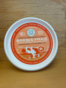 200g Garlic Brebis Sheep Cheese (spreadable) - RETAIL PACKAGING - SALE 25% OFF reg. $8.74