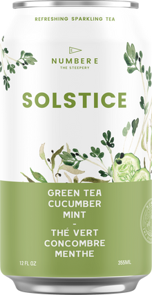 SOLSTICE - green tea with cucumber and mint. PACK OF 6
