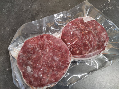 Ostrich burgers