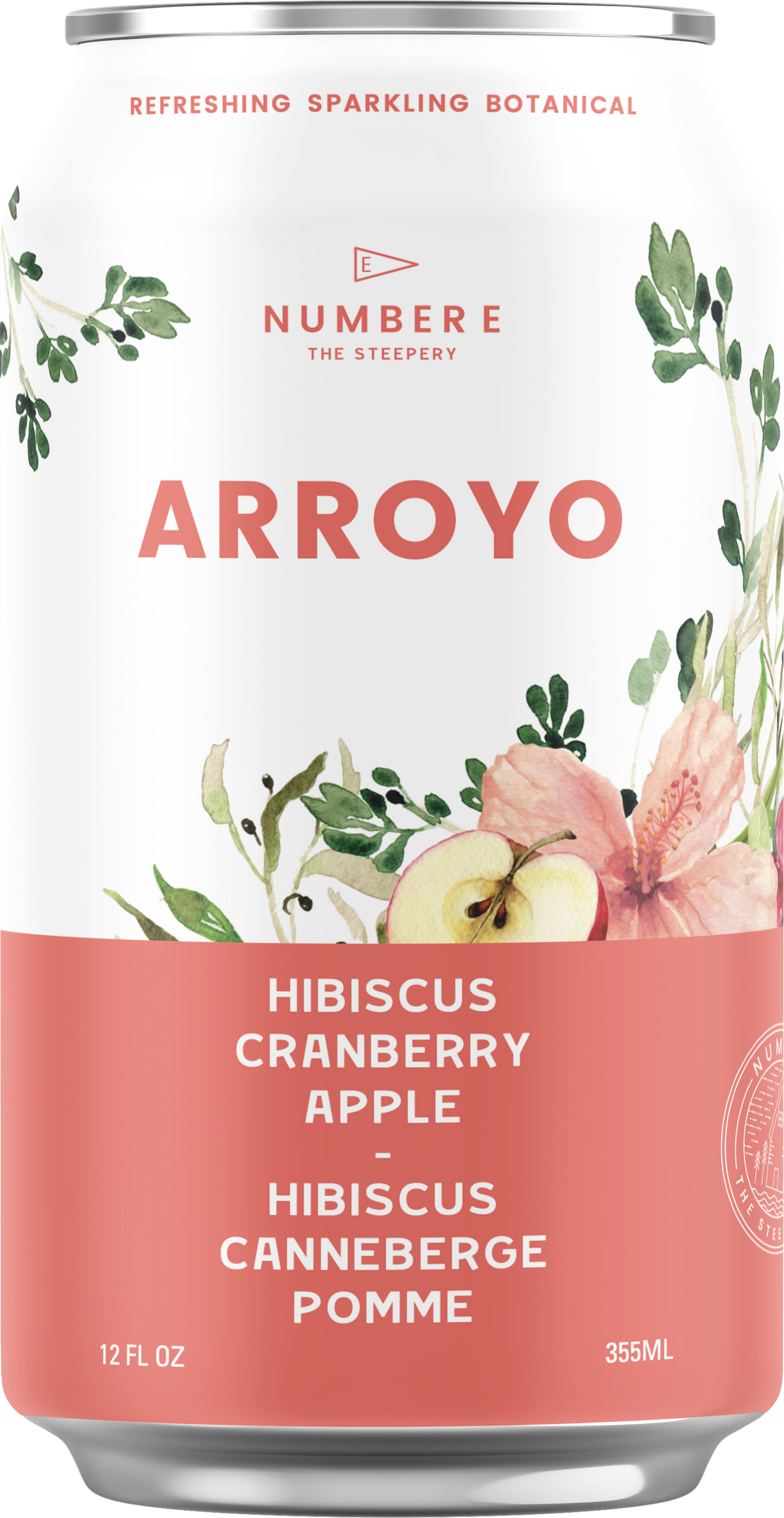 Hibiscus with cranberry and apple  Sparkling Botanical - PACK OF 6