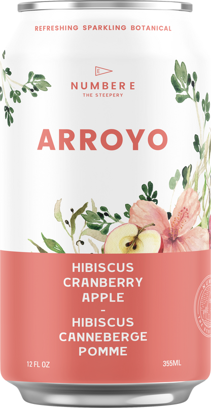 Hibiscus with cranberry and apple  Sparkling Botanical - PACK OF 6