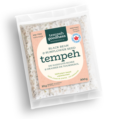 Black Bean & Sunflower Seed Tempeh, 300g – 12 per case