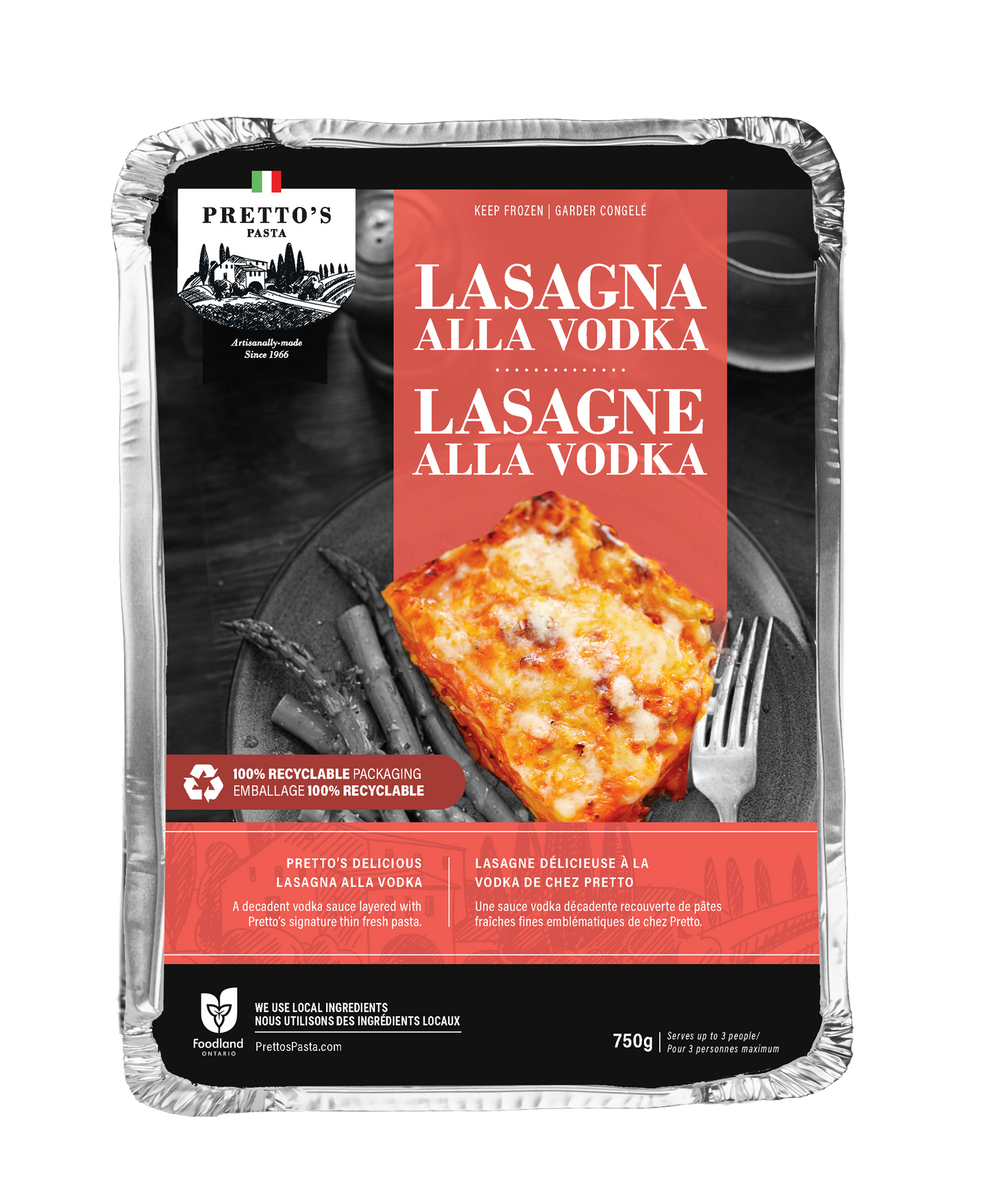 Italian Sausage Alla Vodka Lasagna