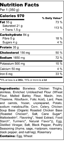Chicken Pot Pie (Case)