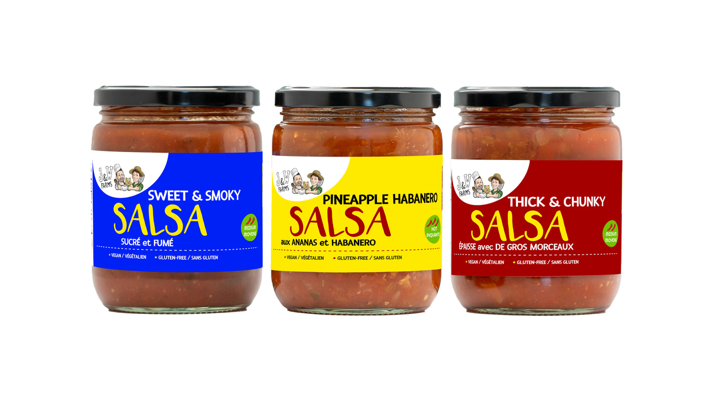Salsa Mixed Pack - 3 flavours - Case of 12