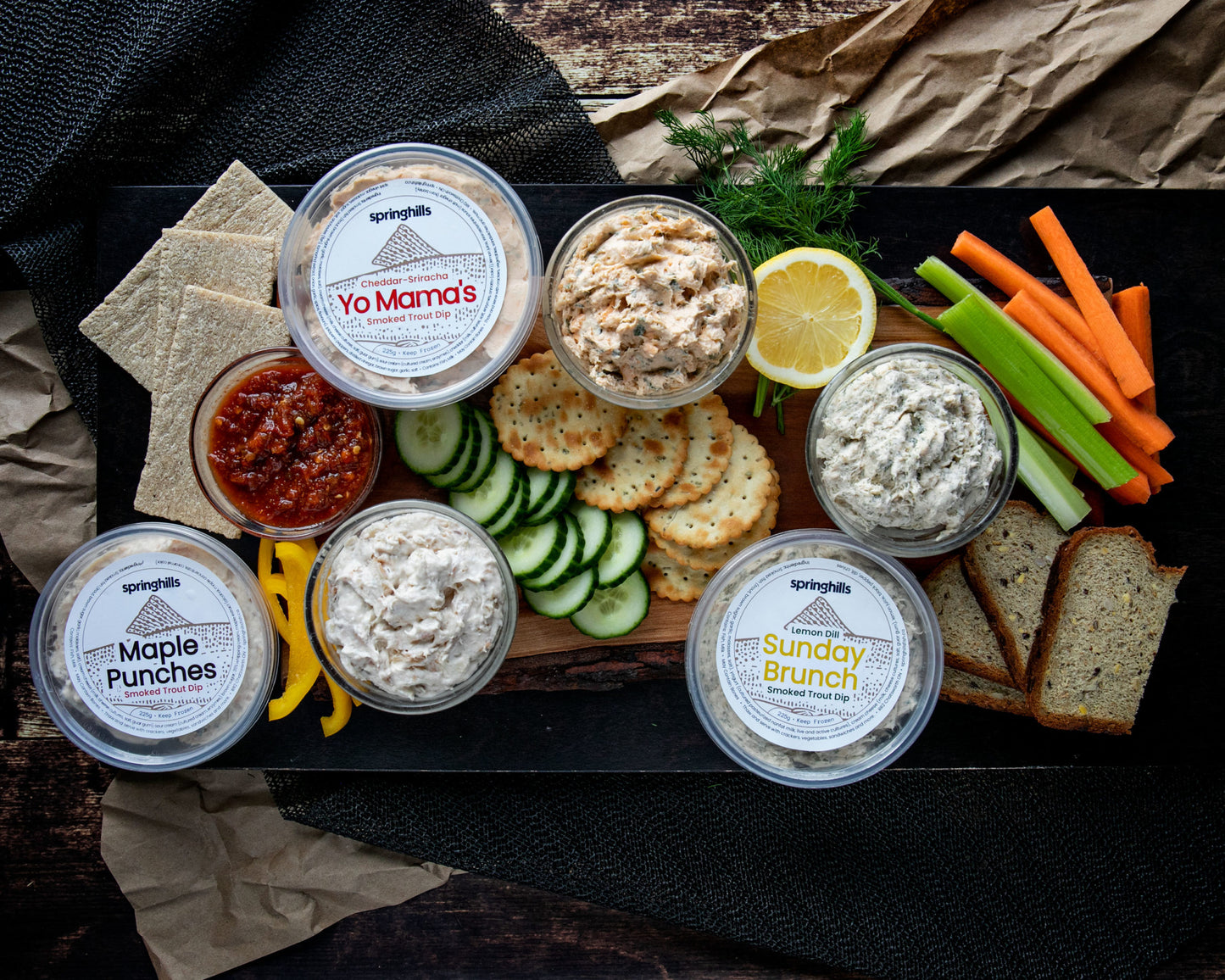 Smoked Trout Dip - Lemon-Dill - 10 x 225g