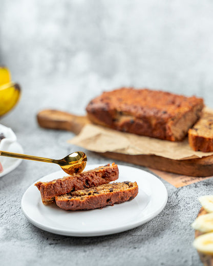 Banana Bread Slice with Frosting - Case of 12 units (Bulk / Foodservice)