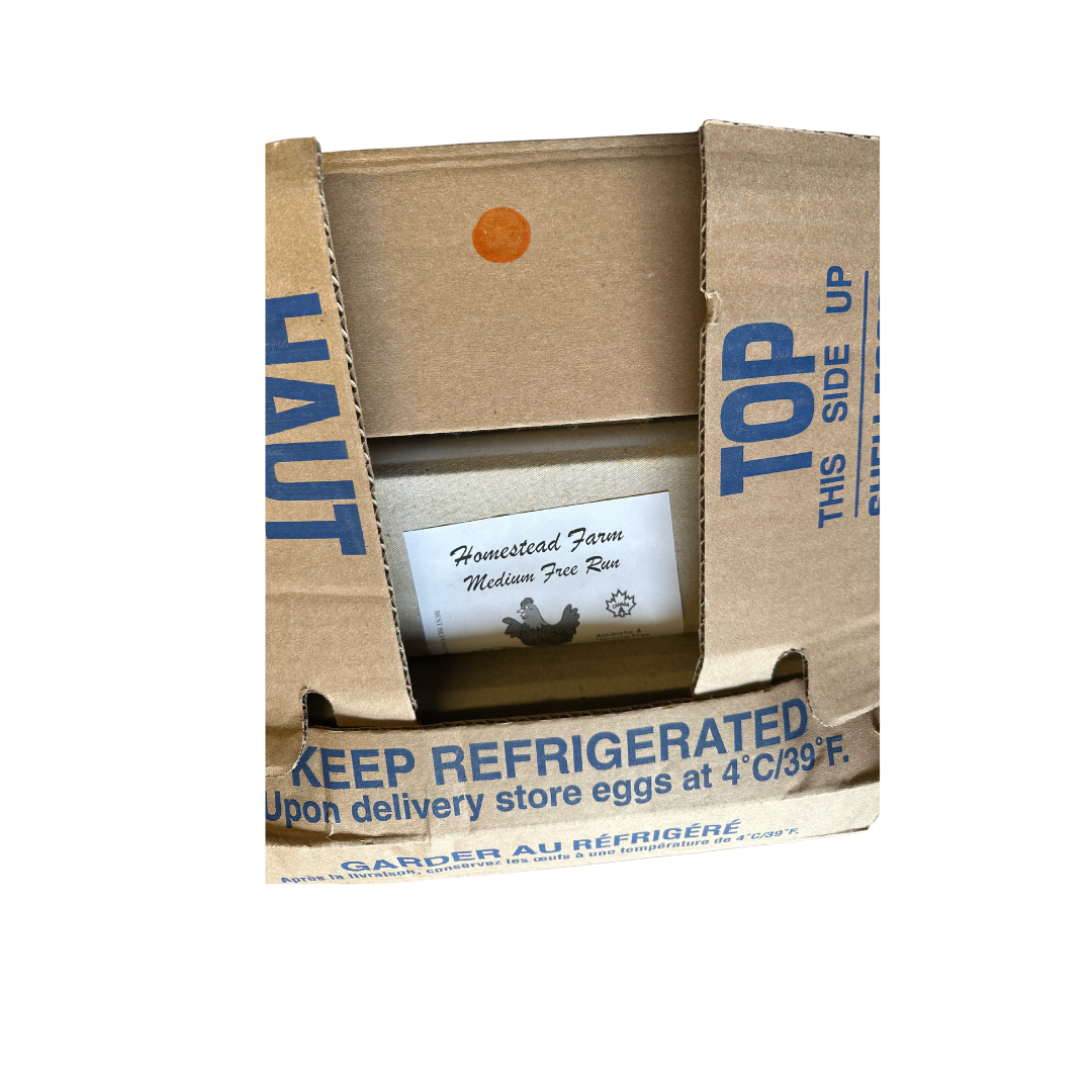 Medium Brown Free Run Eggs - Case of 180