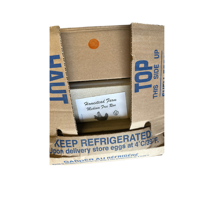Medium Brown Free Run Eggs - Case of 180