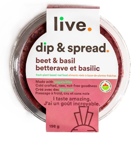 Beet & Basil Dip -  Organic