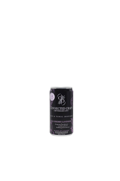 Non-Alcoholic Probiotic Gin & Tonic Alternative (Blueberry Lavender) (24 x 250mL Cans)
