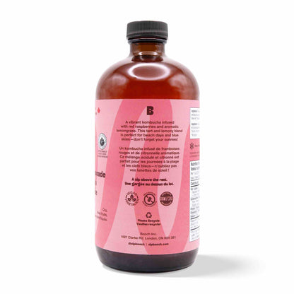 Kombucha - Raspberry Lemonade (12 Bottles)