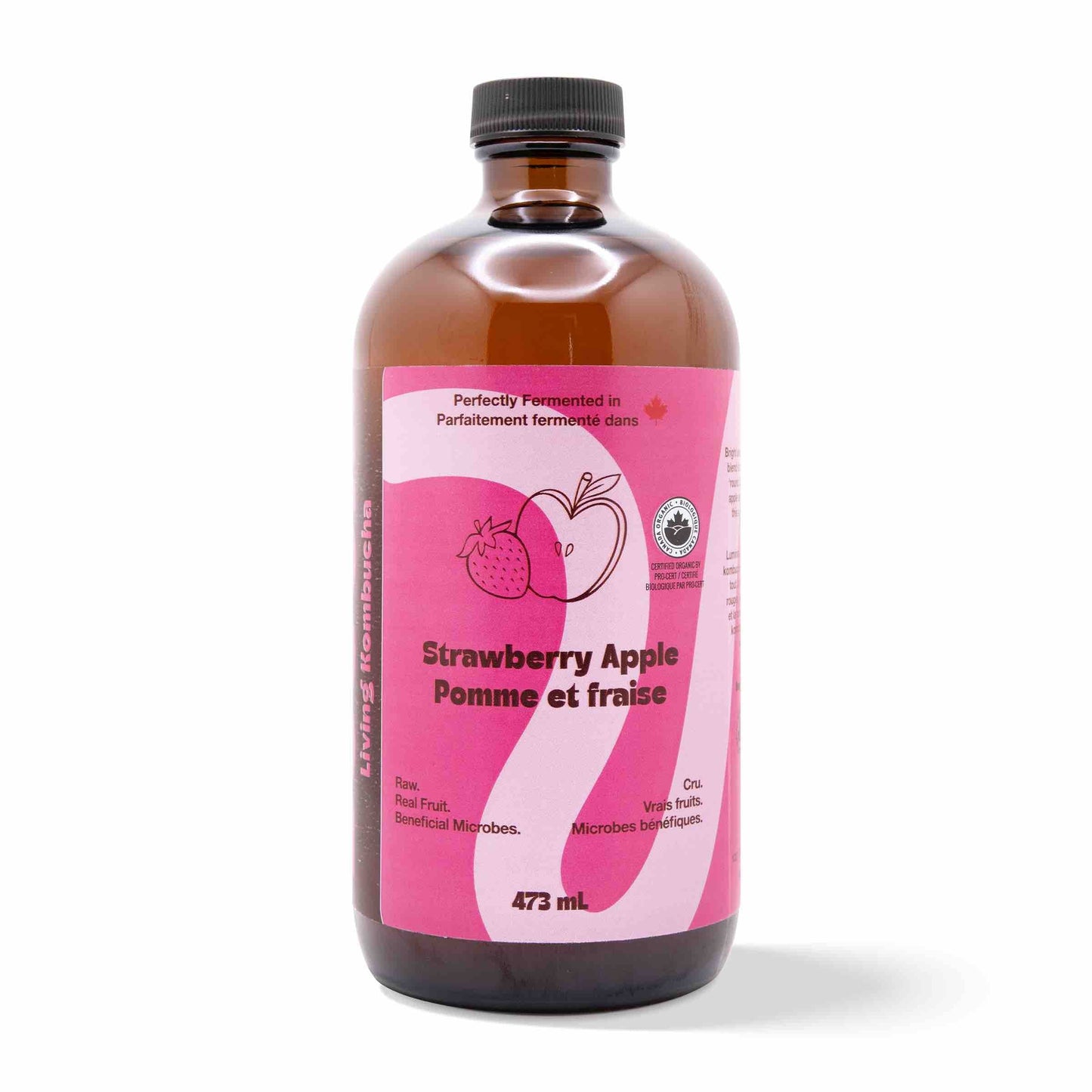 Kombucha - Strawberry Apple (12 Bottles)