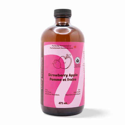 Kombucha - Strawberry Apple (12 Bottles)